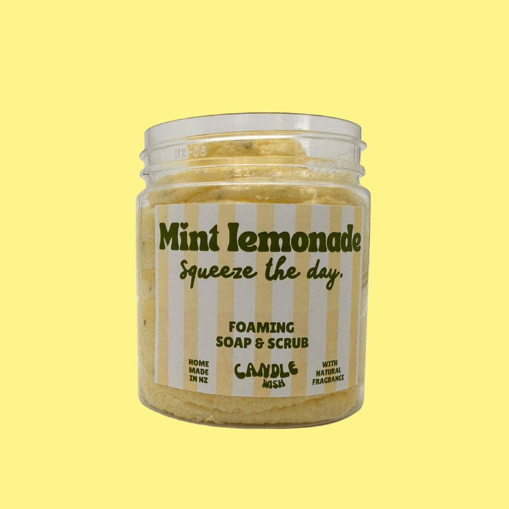 Mint Lemonade foaming Soap & Scrub