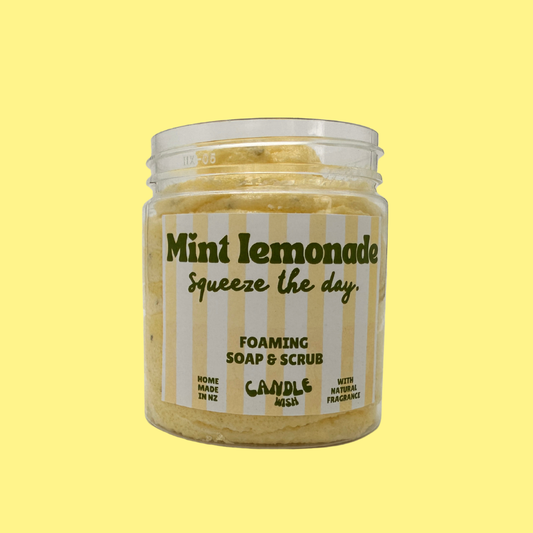 Mint Lemonade foaming Soap & Scrub