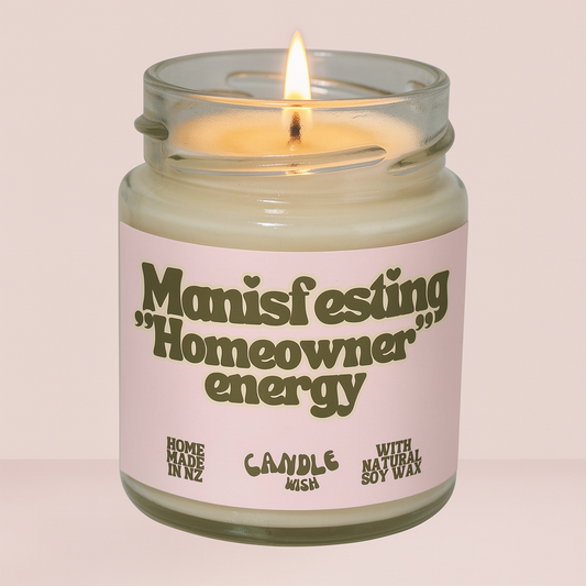 Buy a house manifestation candle