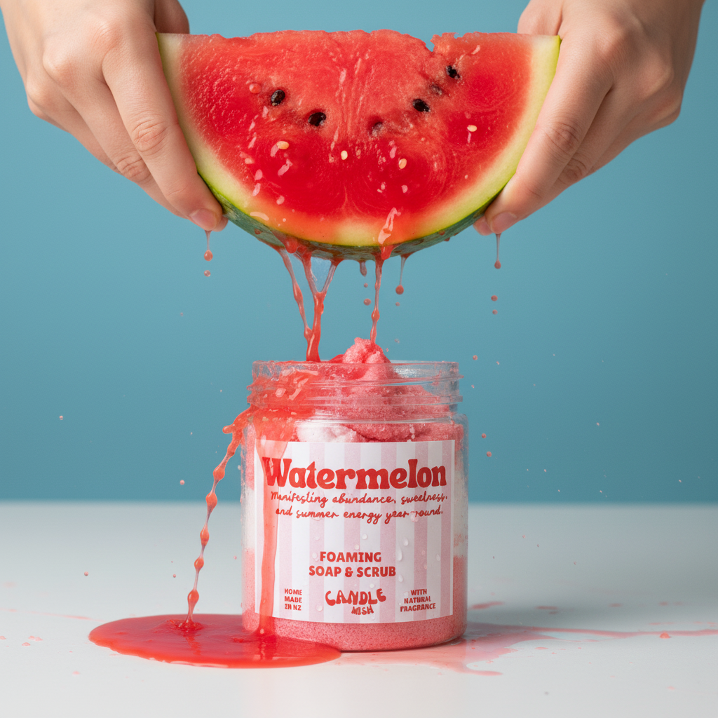 watermelon soap and scrub