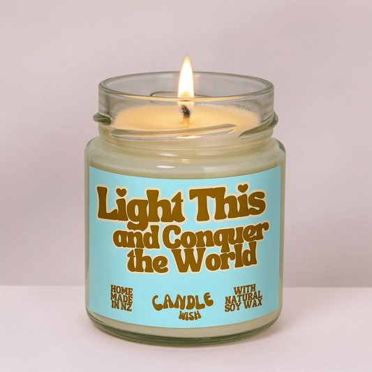 made in NZ candle