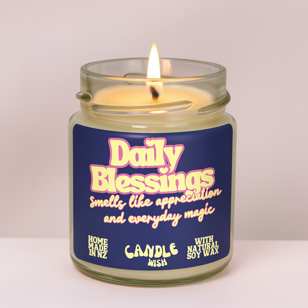 gratitude  gift candle NZ