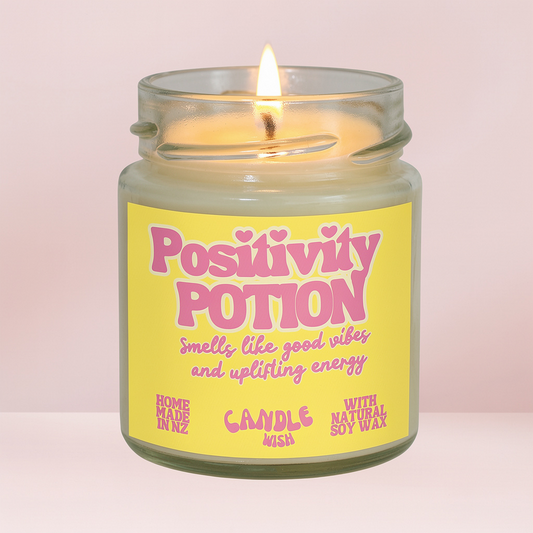 positivity potion candle