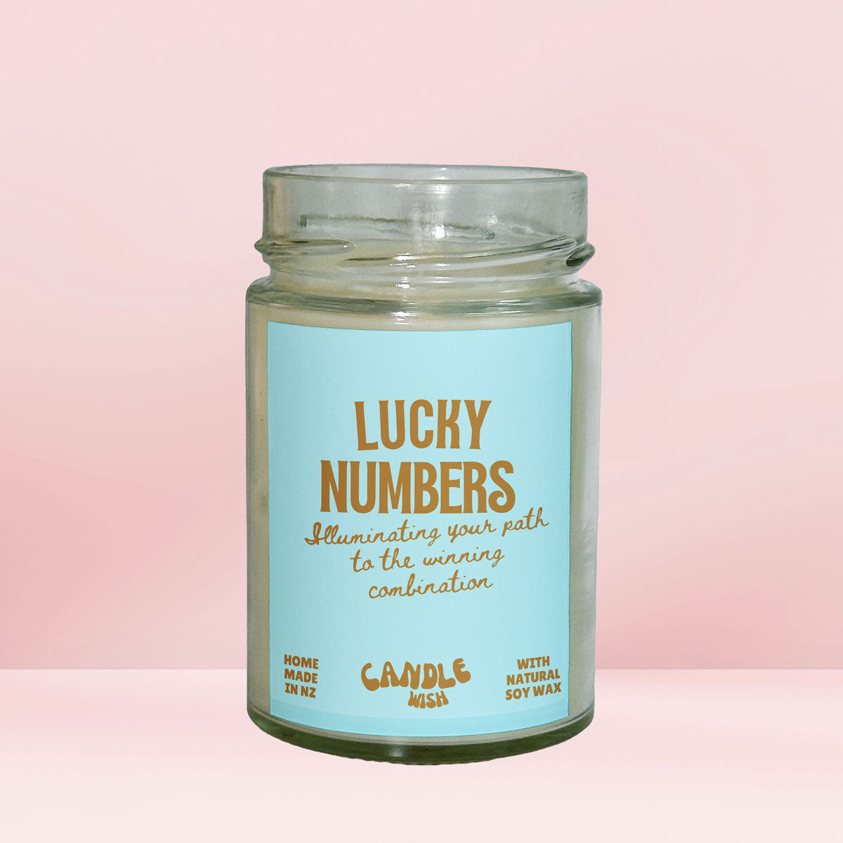 Lucky. numbers candle NZ