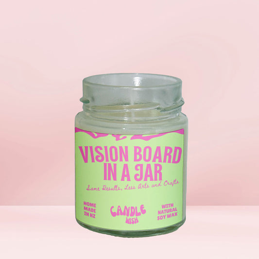 Vision Board in jar Candle