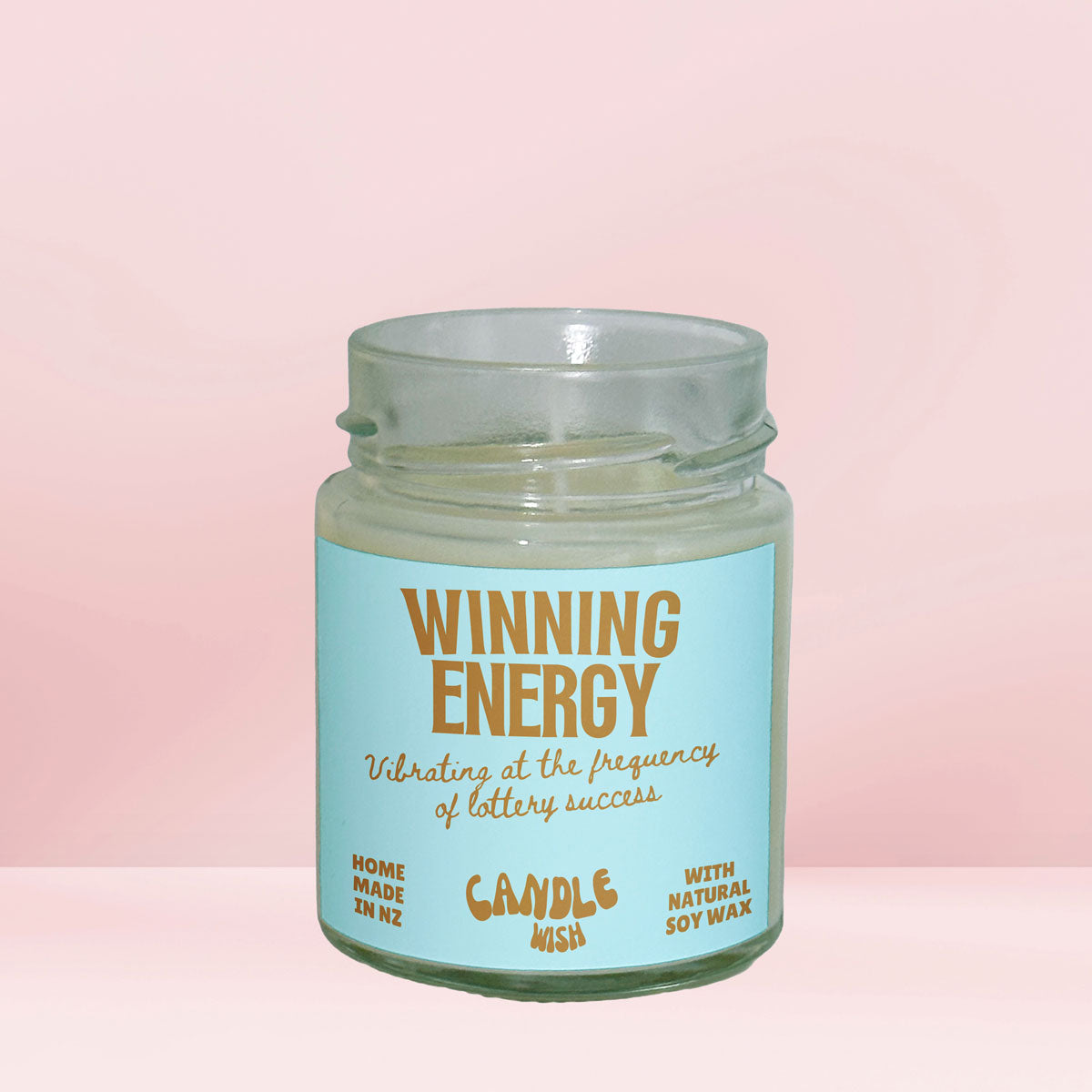 Winn the lottery soy candle NZ